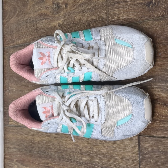 Adidas ZX 700 Tent green pink Women's 7 EUC retro vintage 80's sneaker look - Picture 4 of 8